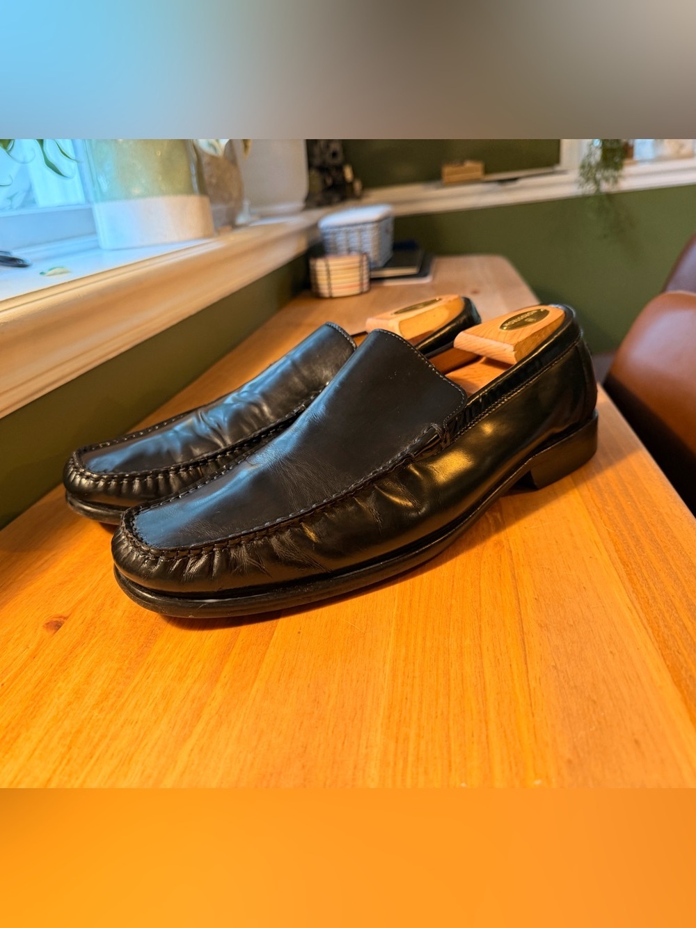 Coach Eric Black Leather Men’s Slip-On Loafers (Made in Italy) 🇮🇹